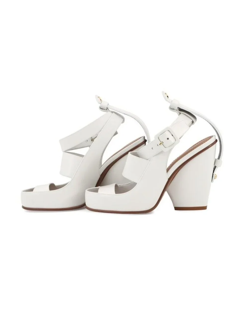 Louis Vuitton Sandals Leather Trinity Heel - Picture 2 of 10